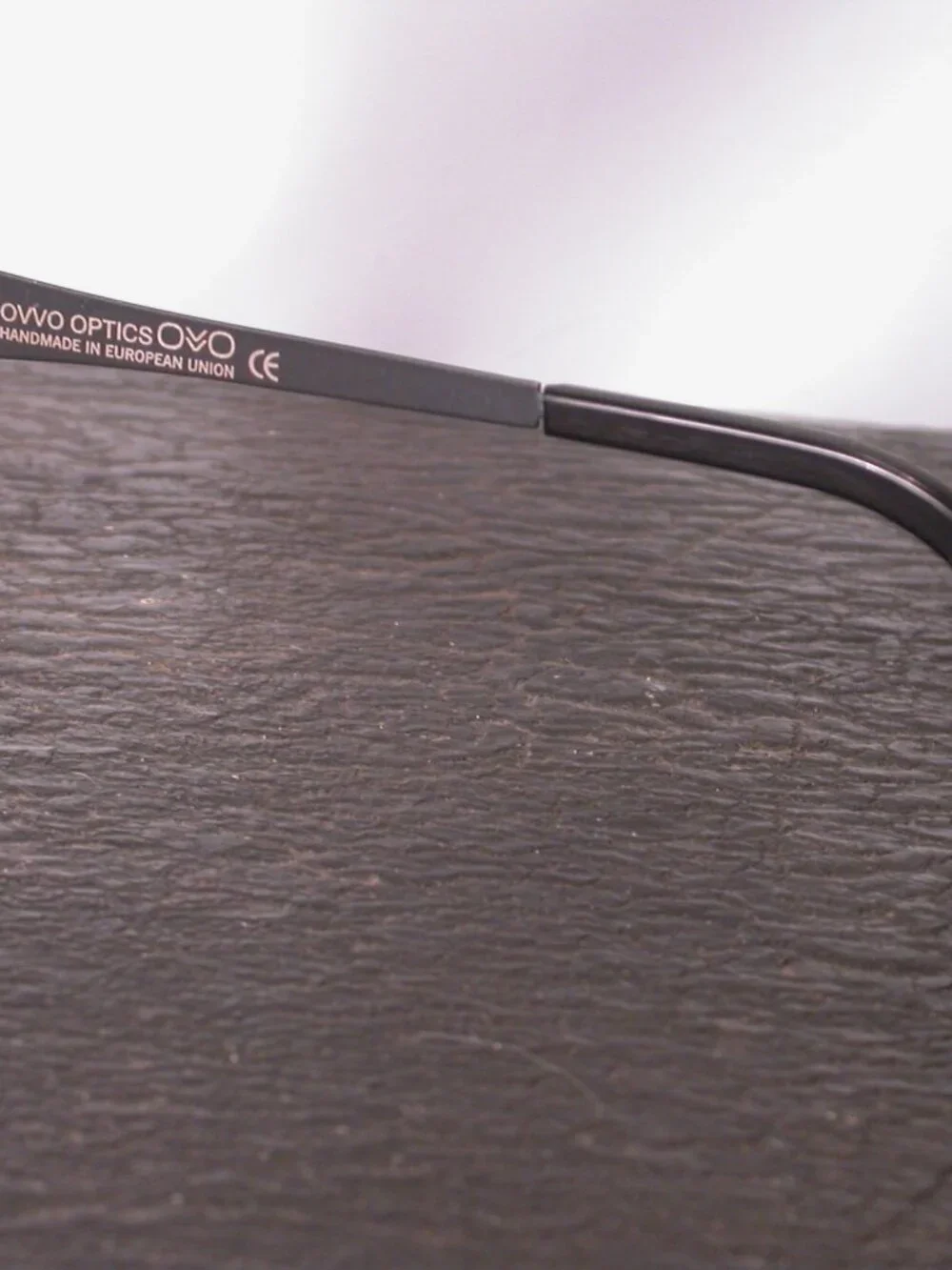 Ovvo Black Modern Light Weight Frames Eyeglasses Hand Made in European Union